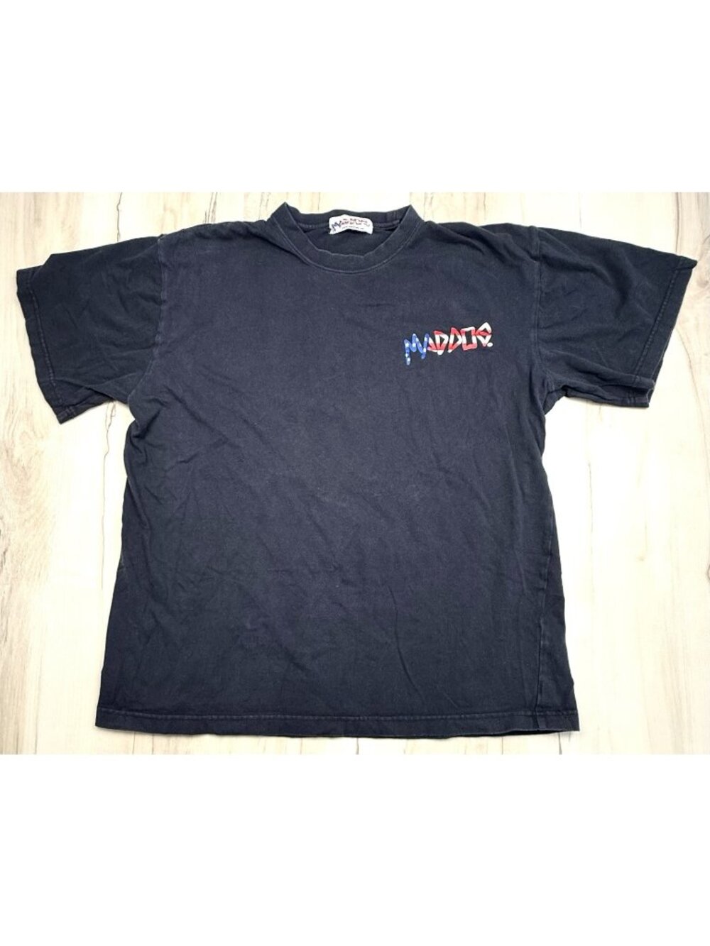 VTG MAD DOG All-American Guardian of Freedom T-SHIRT Golden Fang Black S/S EUC